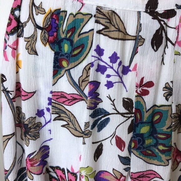 A Beautiful Soul‎ Tie Neck Sleeveless Tunic Top Size C 3X  Loose Fit 100% Rayon - Picture 5 of 8